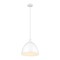 Z-Lite Sawyer 1 Light Pendant, Satin White & Satin White 4500P12-SW - alternate 6